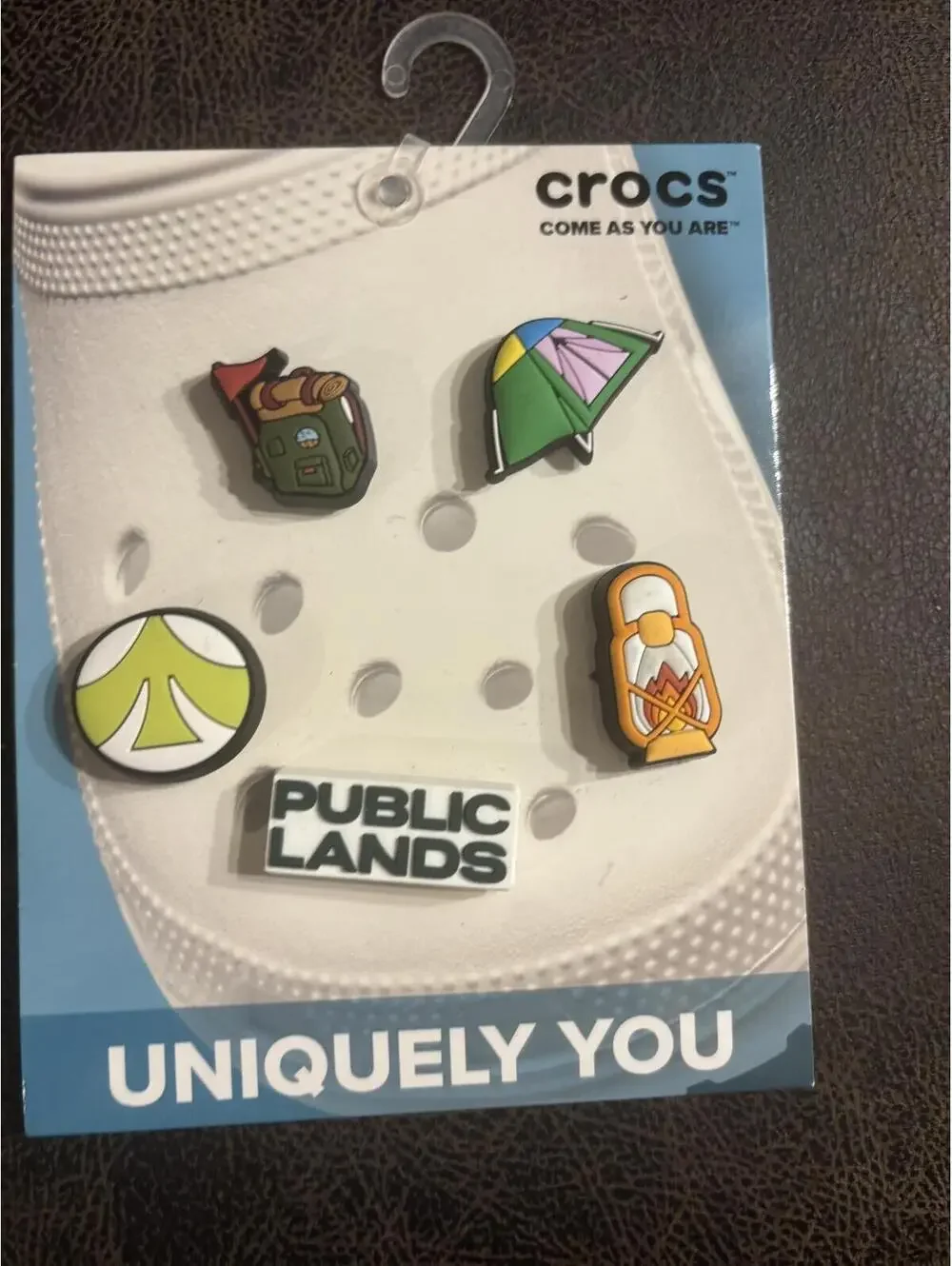 Crocs Jibbitz Public Lands Camping Charm Set 5 Pack NWT